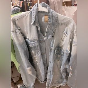 Light Washed Denim Blue Jacket